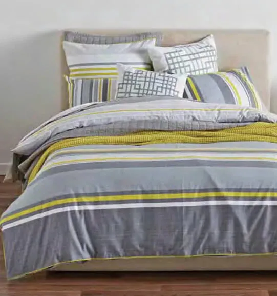 Tomas Chartreuse European Pillowcase by Sheridan