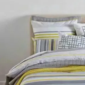 Tomas Chartreuse European Pillowcase by Sheridan