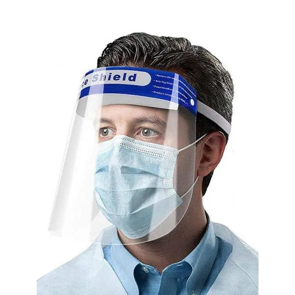 Transparent Plastic Safety Face Shield 10 PCS