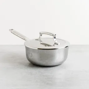 Tri-Ply Stainless Steel Chef's Pan with Insulated Lid