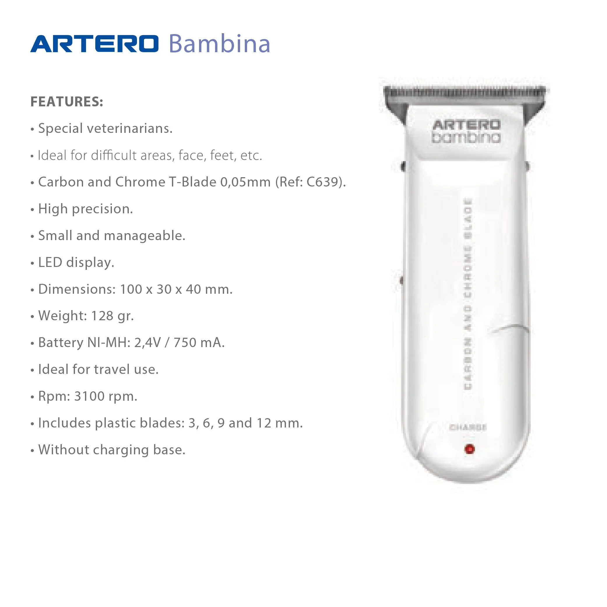 Trimmer Bambina, T-Blade