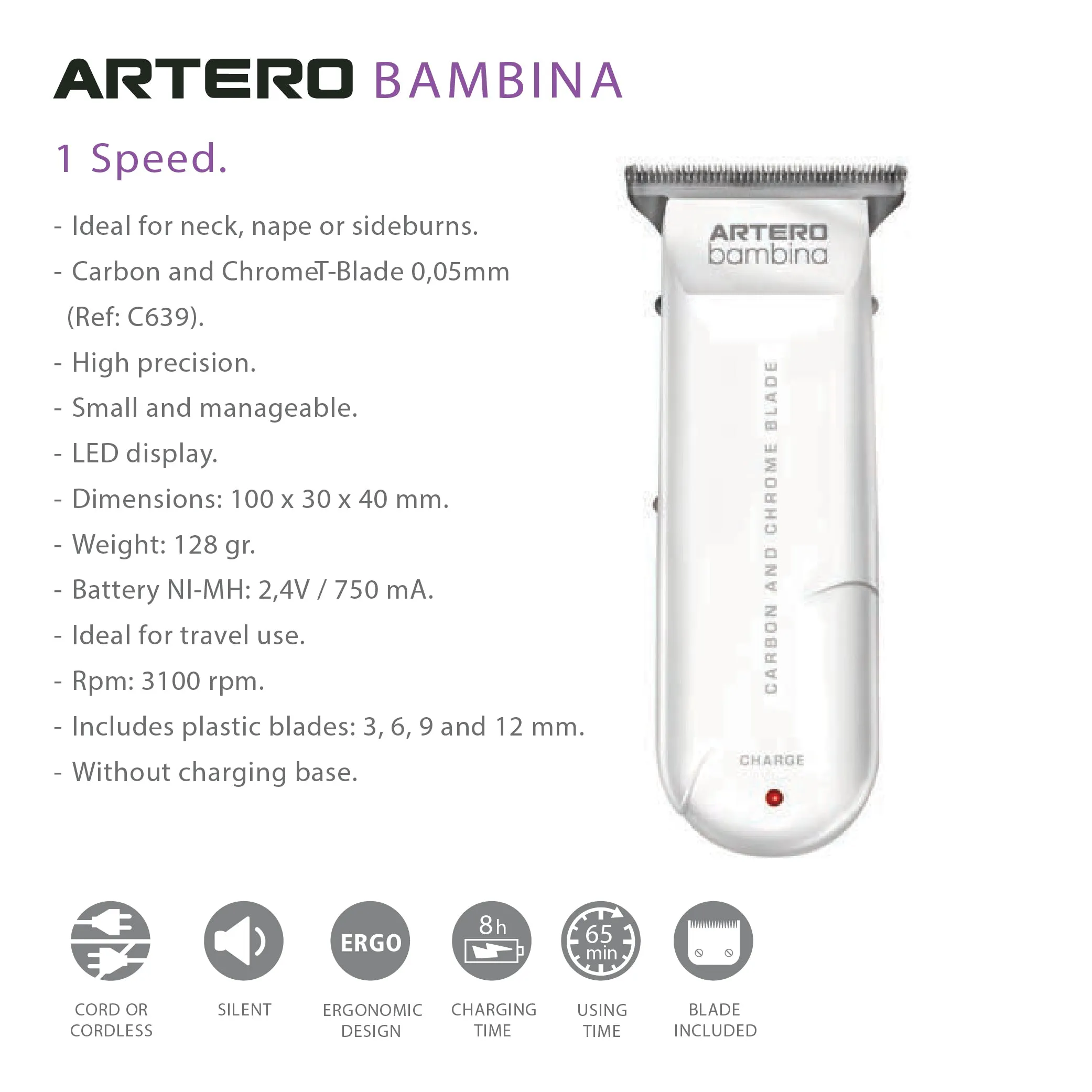 Trimmer Bambina, T-Blade