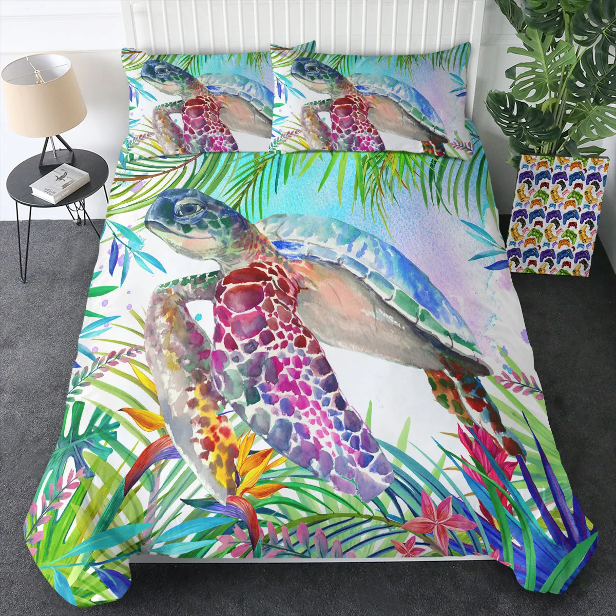 Tropical Sea Turtle Bedding Set