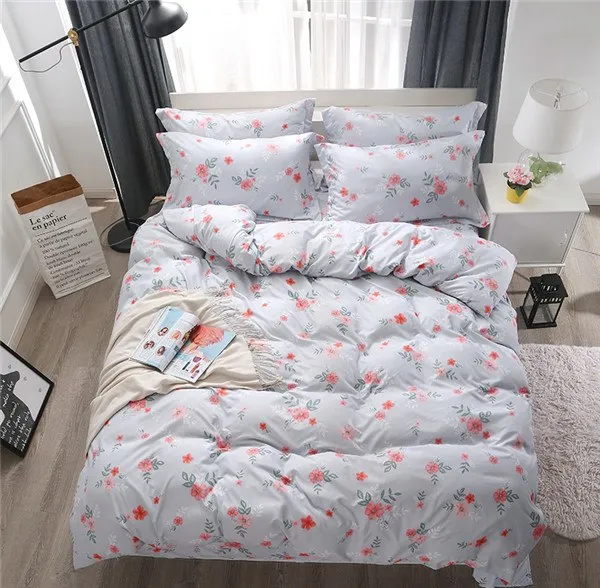 Unicorn Bedding Set Cartoon Print for Kids