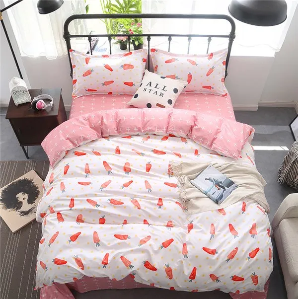 Unicorn Bedding Set Cartoon Print for Kids