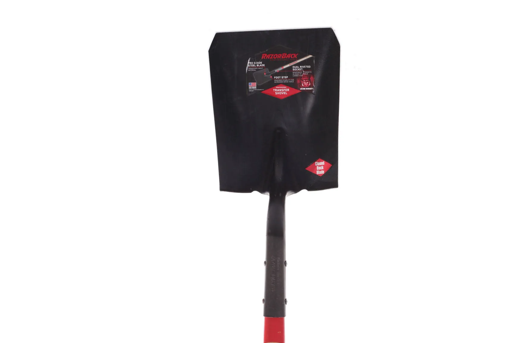 UNION RAZORBACK  4 SQUARE POINT SHOVEL