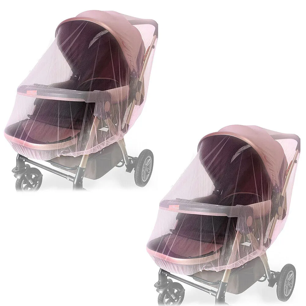 US 2-4Pcs Baby Mosquito Net Stroller Car Seat-Infant Bug-Protection Insect Cover