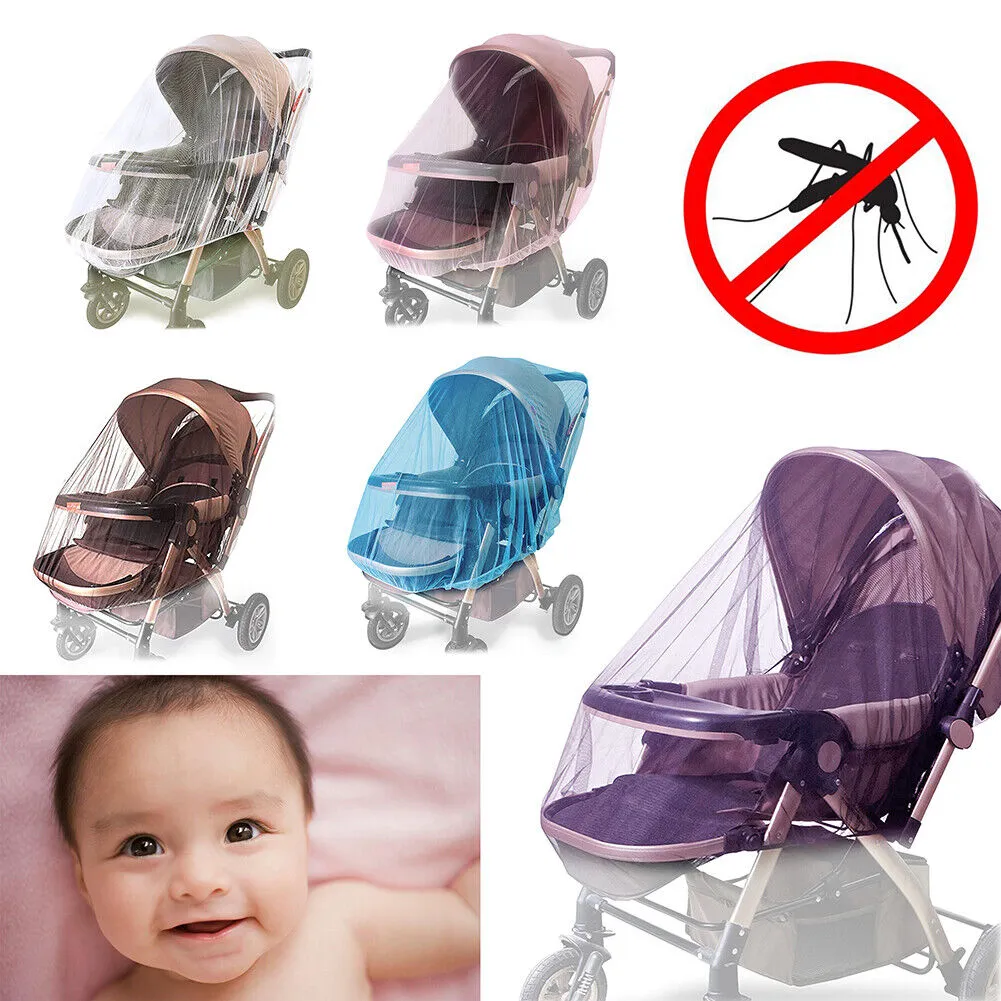 US 2-4Pcs Baby Mosquito Net Stroller Car Seat-Infant Bug-Protection Insect Cover