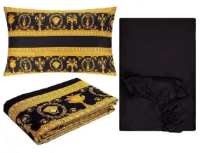 Versace Baroque Medusa Bedding Duvet Cover Set 4 pieces - King Size