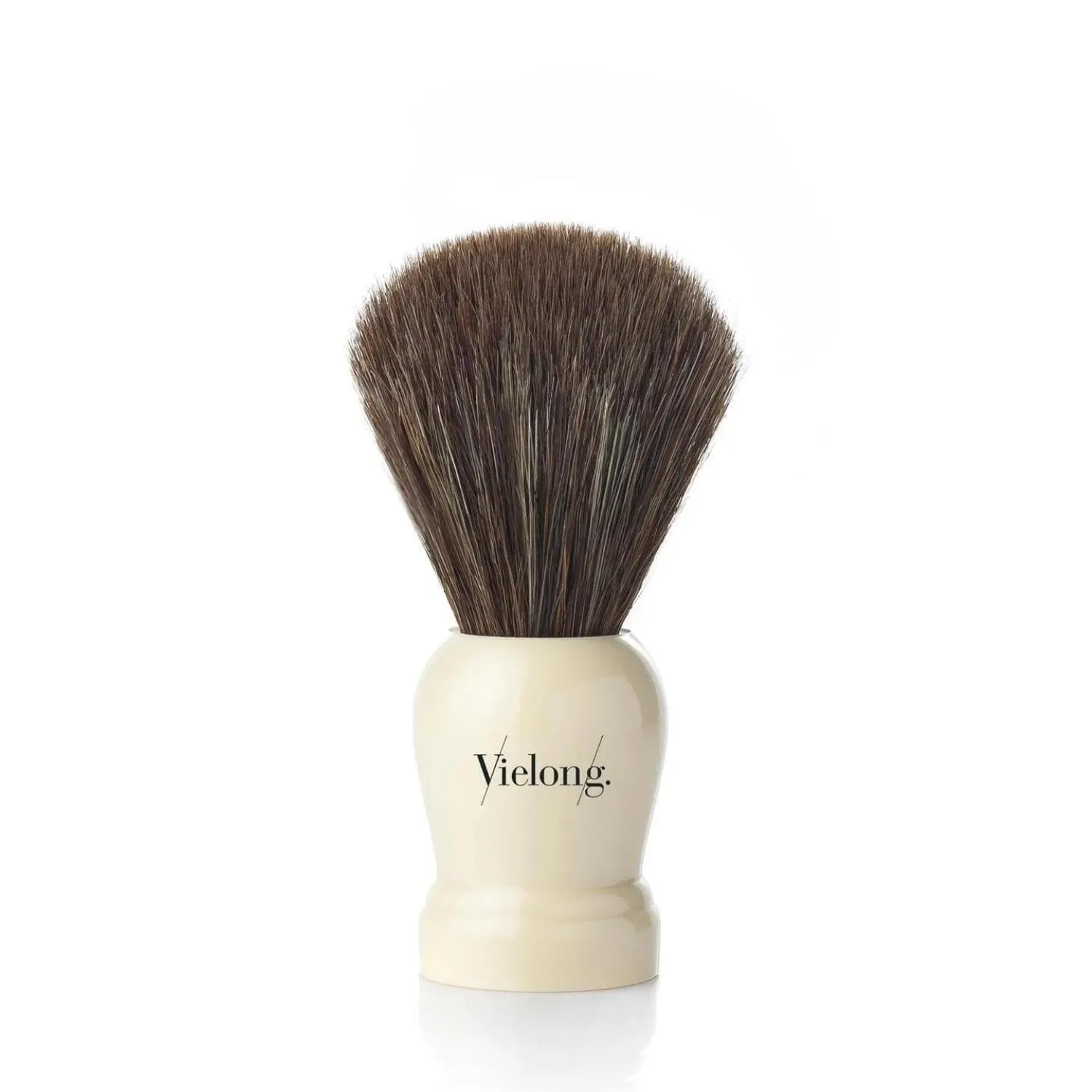 Vie-Long Horse Hair Shaving Brush, Cream Handle