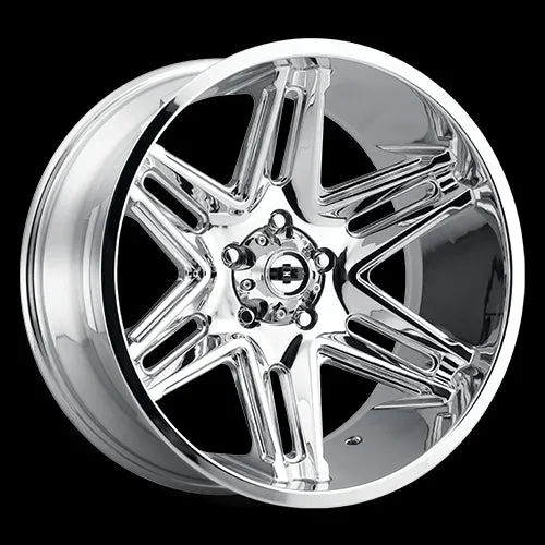 Vision Off-Road 363 Razor 20X12 5X139.7 -51mm Chrome