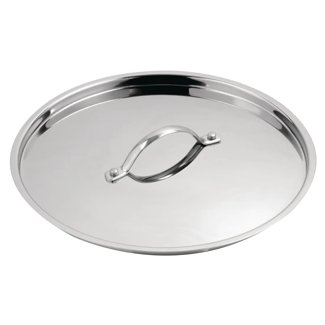 Vogue Stainless Steel & Aluminium Tri-Wall Stew Pan Lid 28cm - Y426