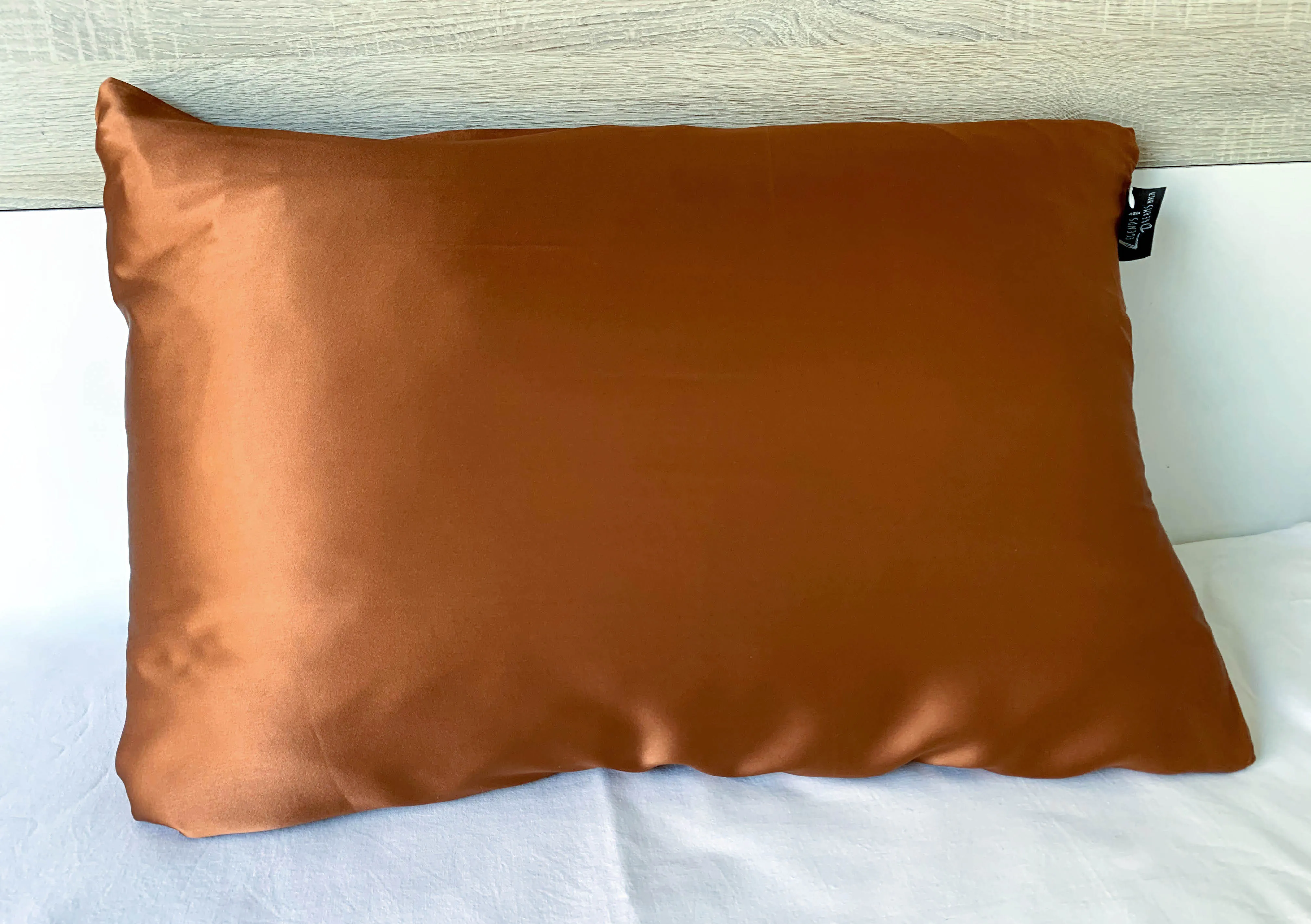 Warm Rust Orange 100% Silk Pillowcase