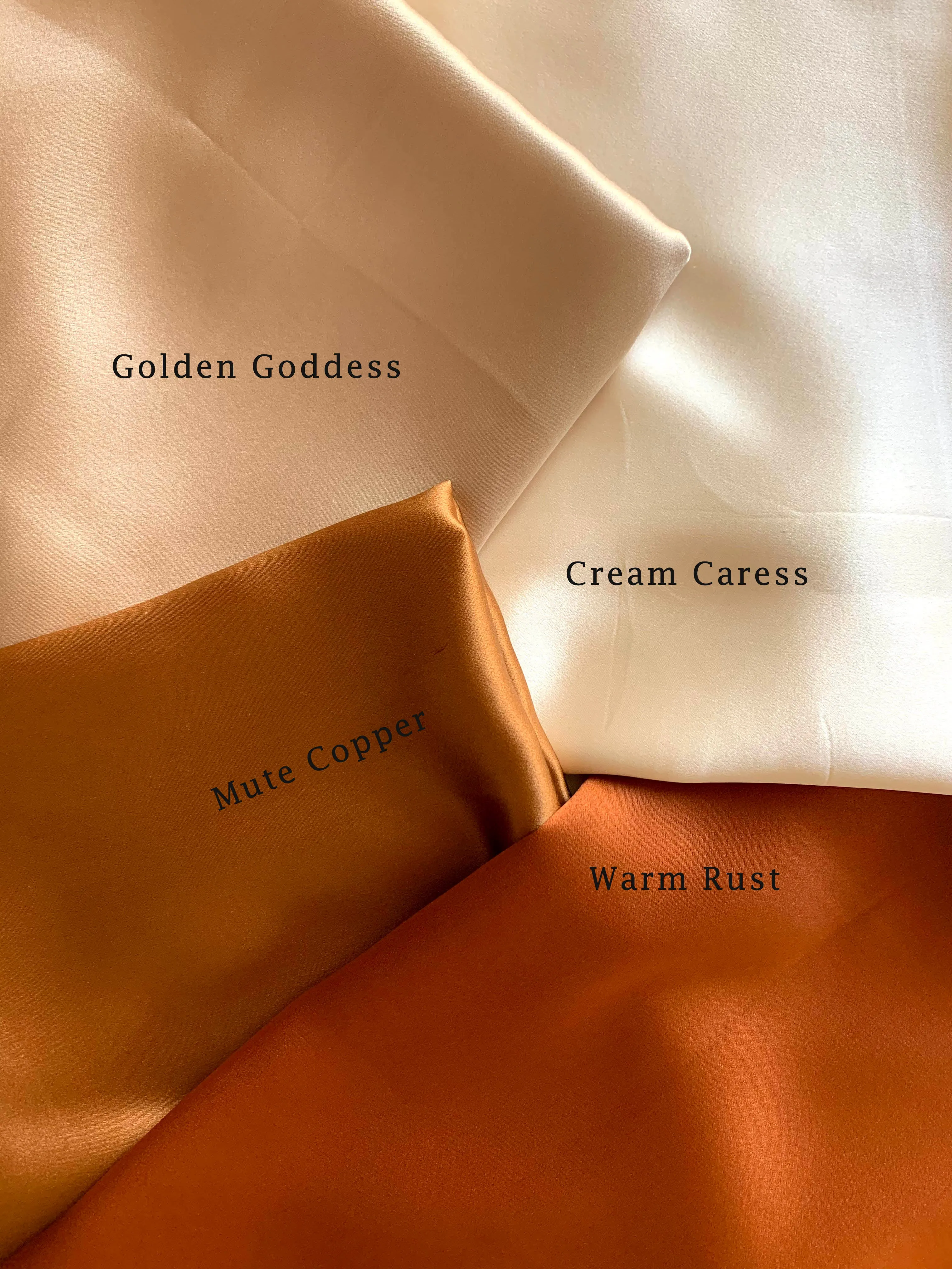 Warm Rust Orange 100% Silk Pillowcase