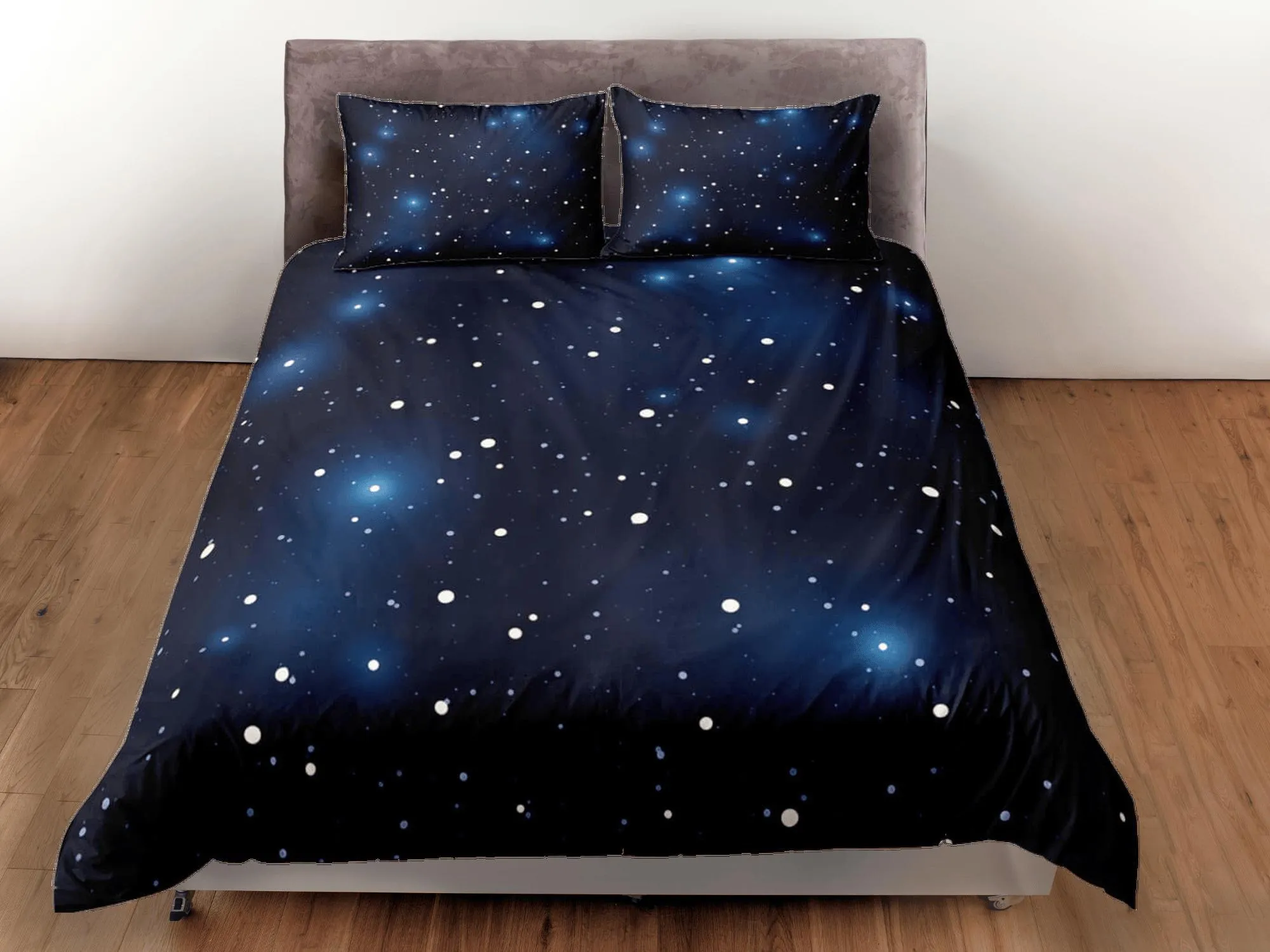 White dwarf stars galaxy bedding, 3D outer space bedding set full, cosmic duvet cover king, queen, dorm bedding, toddler bedding aesthetic