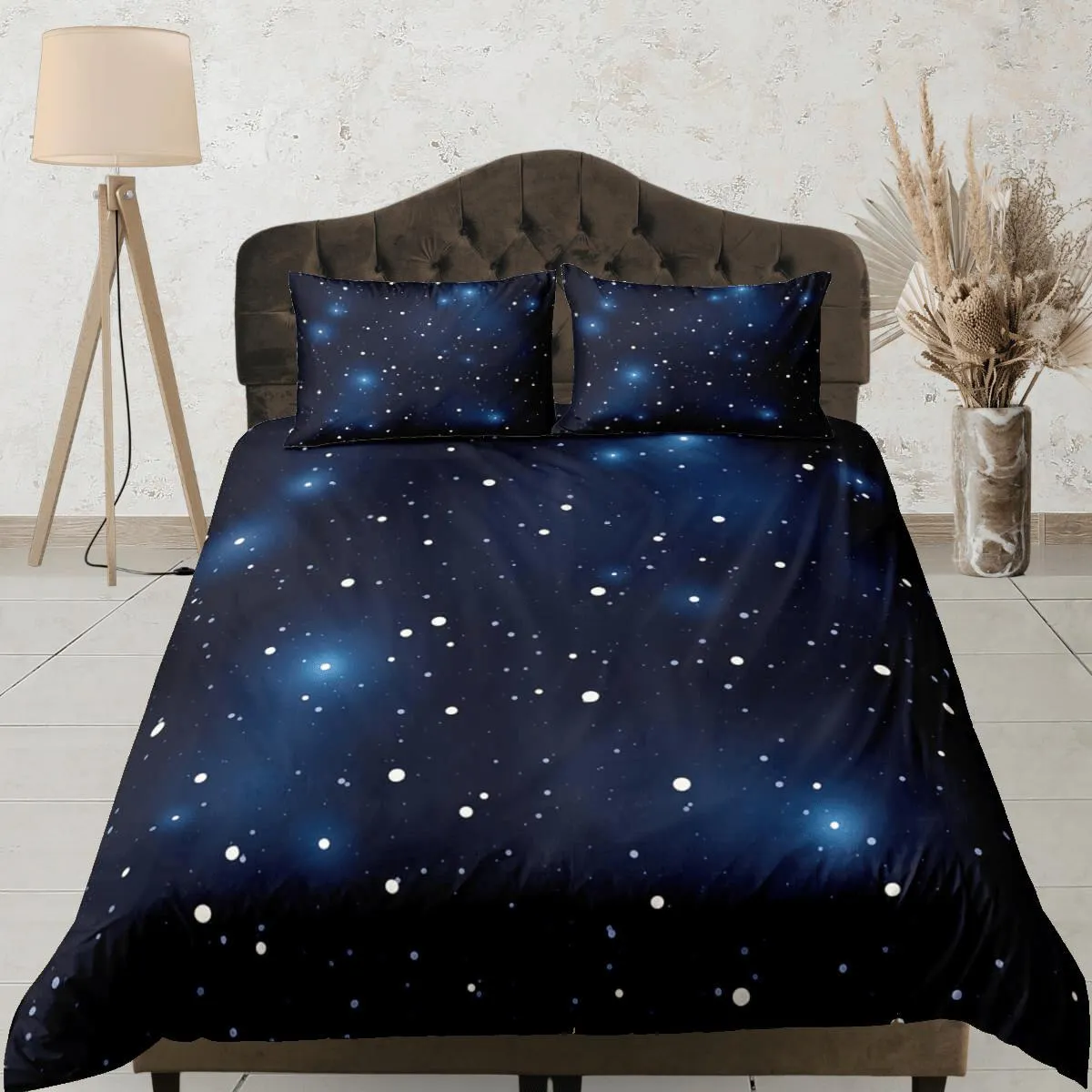 White dwarf stars galaxy bedding, 3D outer space bedding set full, cosmic duvet cover king, queen, dorm bedding, toddler bedding aesthetic