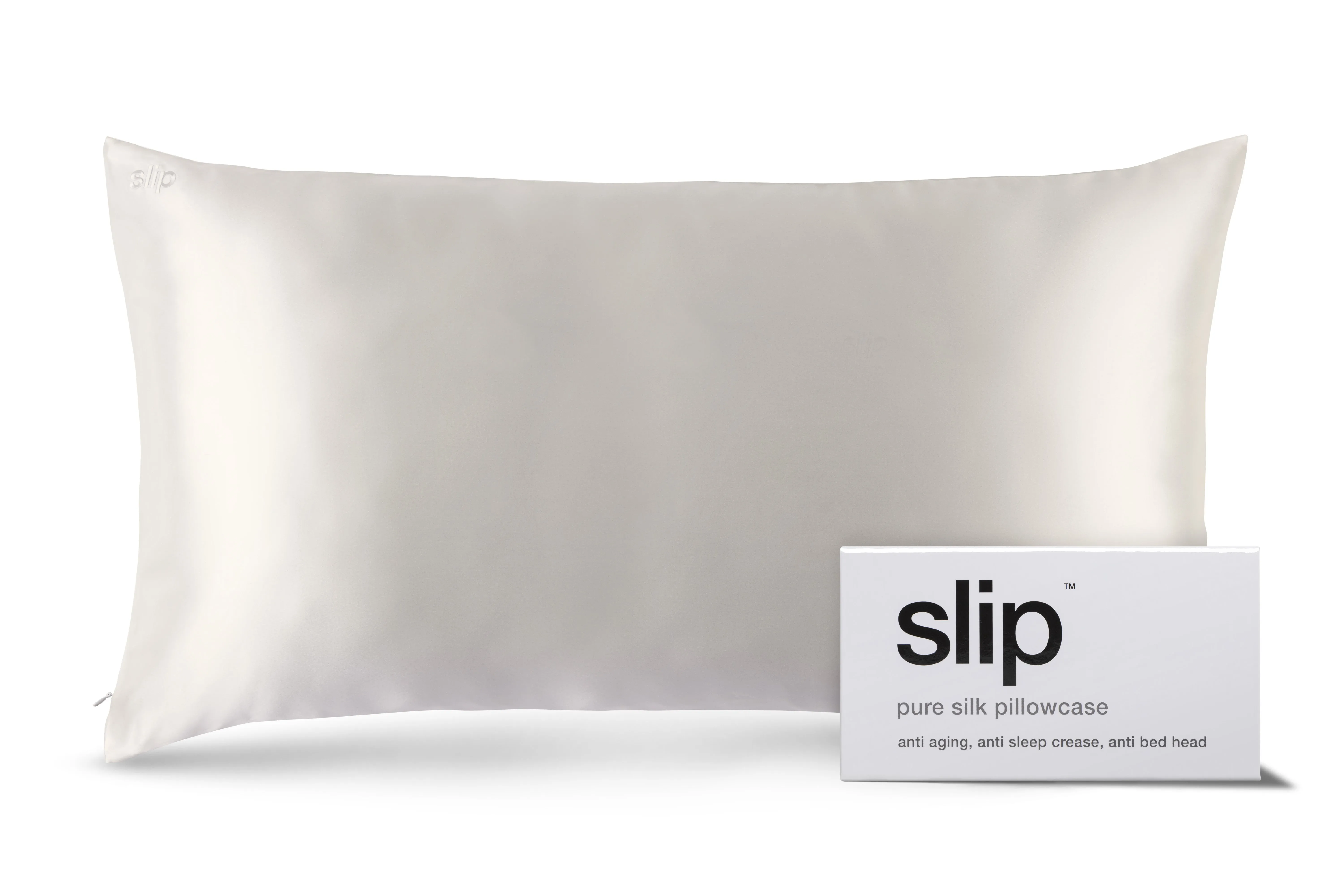 White King Zippered Pillowcase