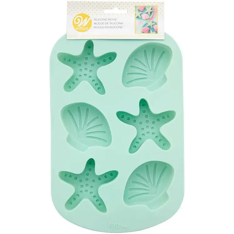 Wilton Starfish & Sea Shell Silicone Mould