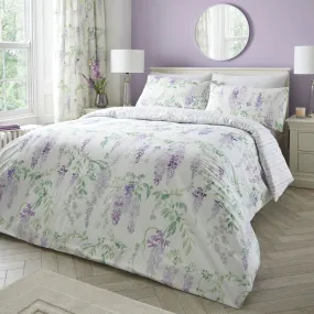 Wisteria Duvet Cover Set by Dreams & Drapes Design in Lilac