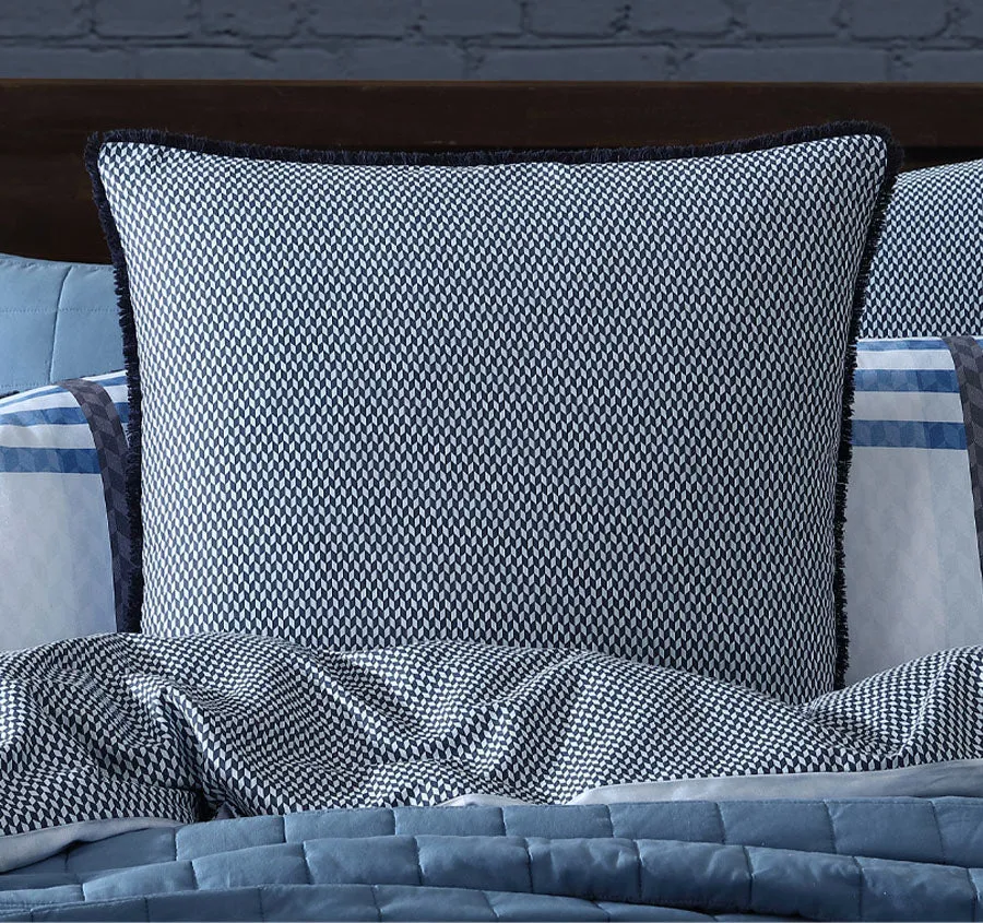 Yarmouth European Pillowcase Blue