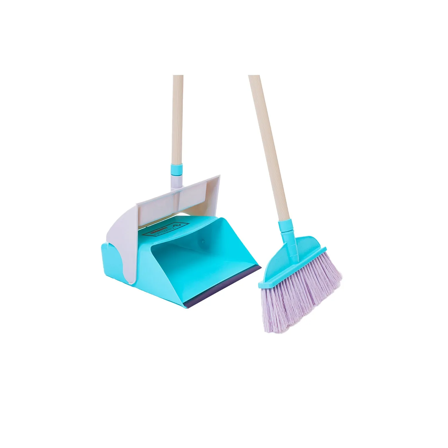 Zidello Folding Dustpan Set, Easy Floor Cleaning Broom