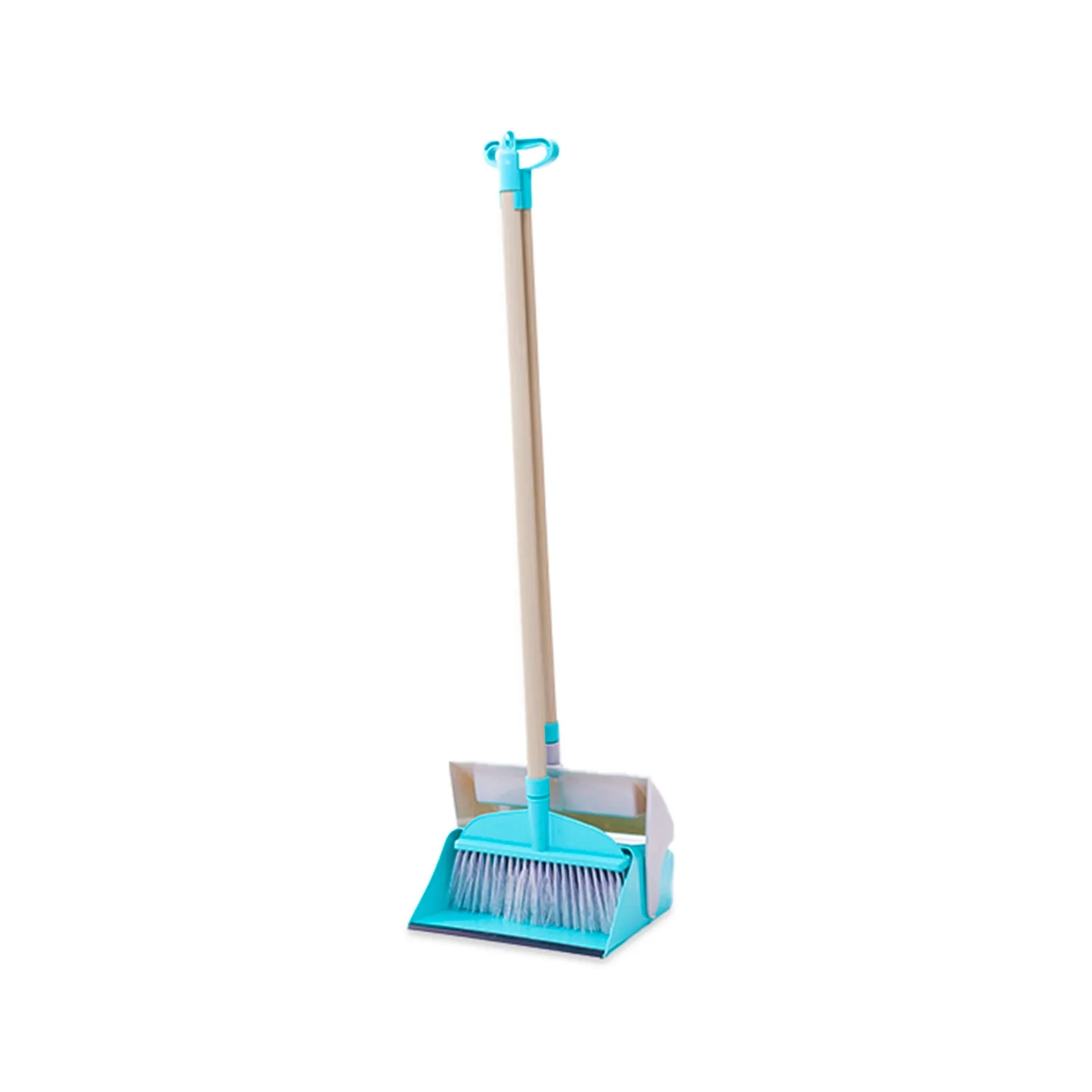 Zidello Folding Dustpan Set, Easy Floor Cleaning Broom