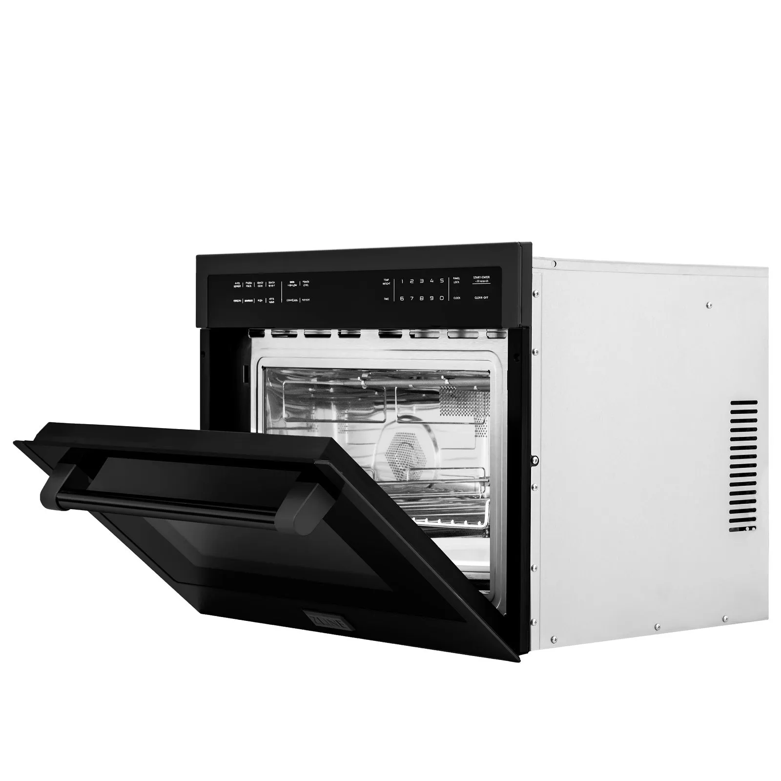 ZLINE 24" Built-in Convection Microwave Oven in Black Stainless Steel with Speed and Sensor Cooking (MWO-24-BS)